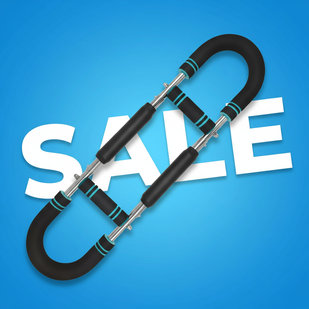 Adjustable U-Shaped Arm Exerciser Blue